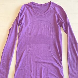 Lululemon Swiftly Tech Long Sleeve shirt- size 8. GUC
